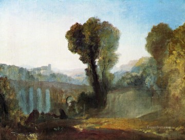 Turner Painting - Ariccia Atardecer Romántico Turner